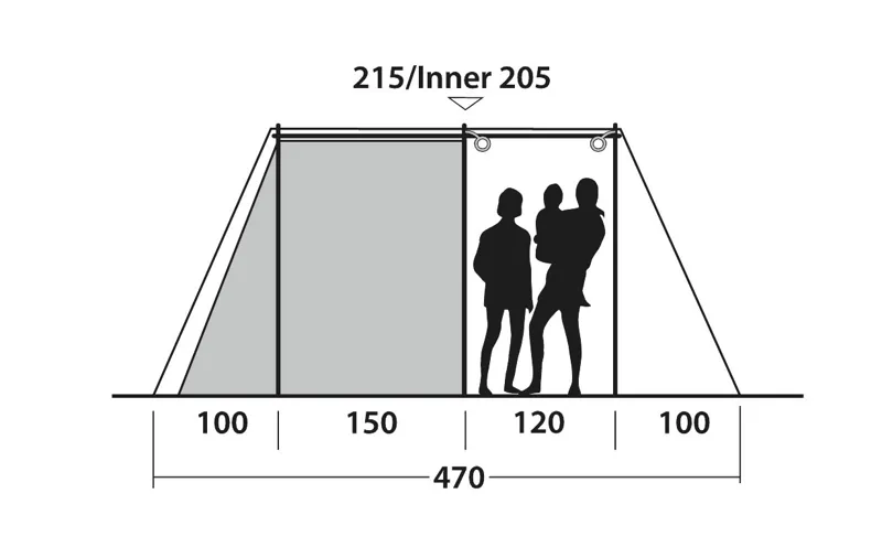 Outwell Nevada 4P Tent - 2022 Model-4
